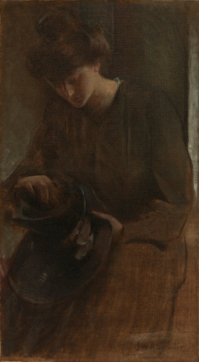 Een arbeider, ca. 1898 door John White Alexander