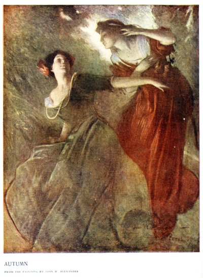 Herfst door John White Alexander door John White Alexander
