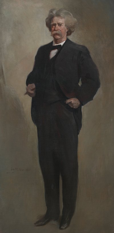 Samuel L. Clemens Mark Twain door John White Alexander