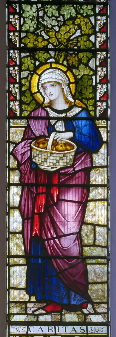 Pulborough, St Mary, James Powell & Sons, John William Brown (1842-1928), Liefdadigheid door John William Brown