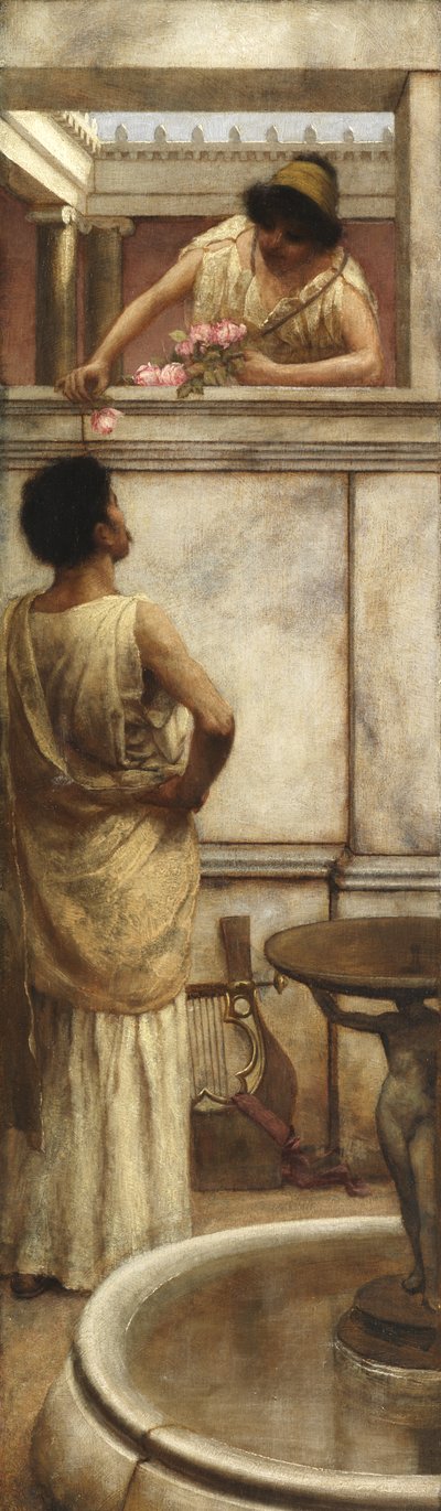 Na de serenade door John William Godward