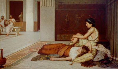 Na de dans door John William Waterhouse