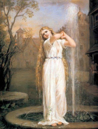 John William Waterhouse – Undine door John William Waterhouse