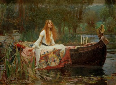 De dame van Shalott door John William Waterhouse