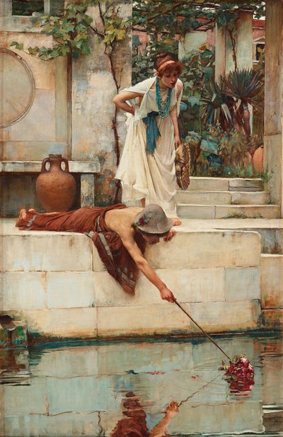 De redding, ca. 1890 door John William Waterhouse