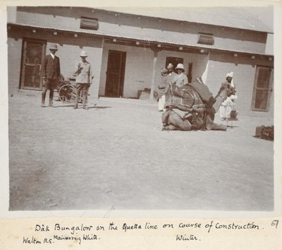 Razavi Khorasan Provincie, Iran, ca. 1908 (zw/w foto) door John Williams Watson