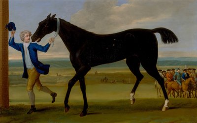 Bonny Black van de hertog van Rutland door John Wootton