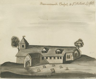 Hammerwich Kerk door John Wright