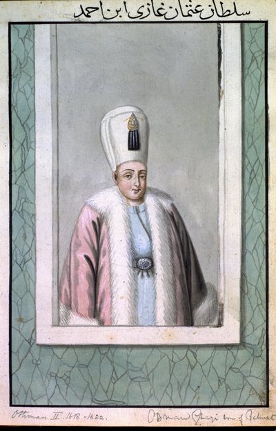 Othman (Osman) II (1603-22) Sultan 1618-22, uit 