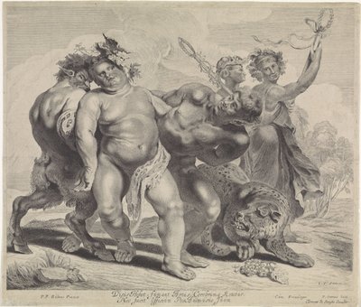 Dronkenschap van Bacchus door Jonas Suyderhoef