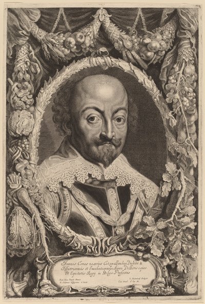 John, Graaf van Nassau door Jonas Suyderhoff after Sir Anthony van Dyck