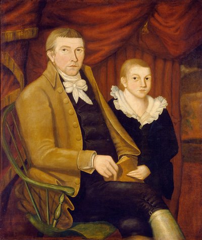 Vader en Zoon, 1800 door Jonathan Budington