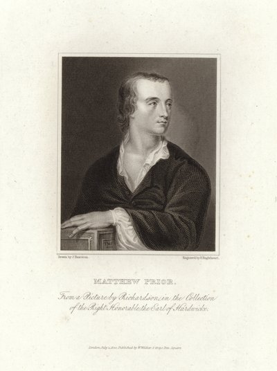 Matthew Prior door Jonathan Richardson