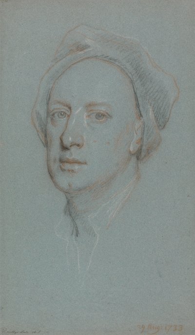 Portret van Jonathan Richardson de Jongere door Jonathan Richardson the Elder