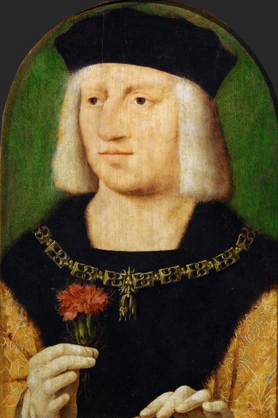 Portret van Keizer Maximiliaan I (1459-1519) door Joos van Cleve