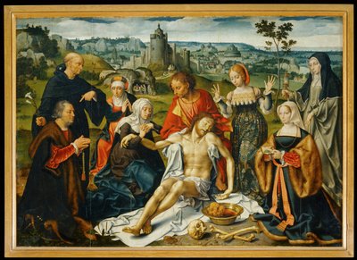 Altaarstuk van de ontmaagding van Christus ... door Joos van Cleve