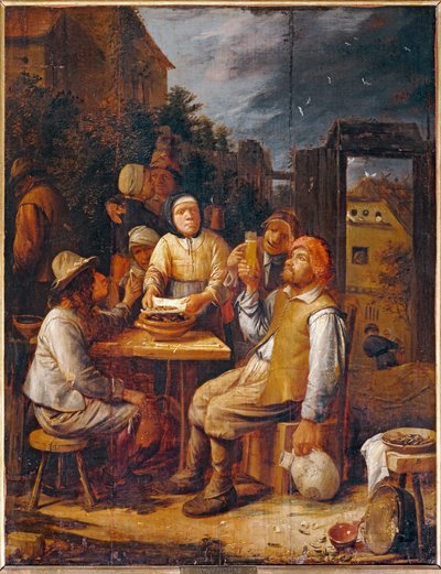 Les Mangeurs de moules - De mosseleters ... door Joos van Craesbeeck