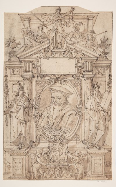 Portret van Tiberio Deciani door Joos van Winghe