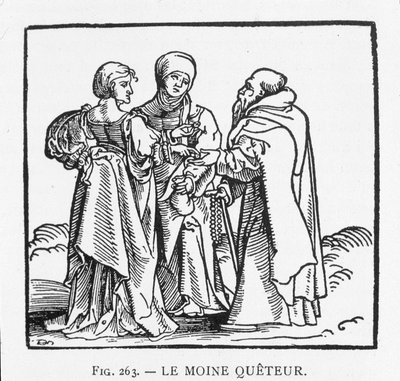 De Quetter Monnik: houtsnede door Jörg Breu, vormt de titel van een boekje in de geest van de Reformatie gepubliceerd rond 1522 in Augsburg: "Vriendelijke conversatie tussen een karmeliet, uit de provincie Oostenrijk, en een dienstmaagd" door Jorg II Breu