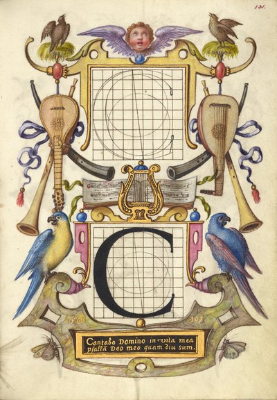 Handleiding voor het construeren van de letter C door Joris Hoefnagel
