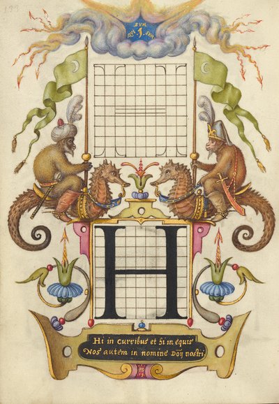 Handleiding voor het construeren van de letter H door Joris Hoefnagel