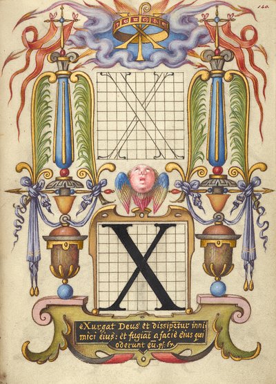 Handleiding voor het construeren van de letter X door Joris Hoefnagel
