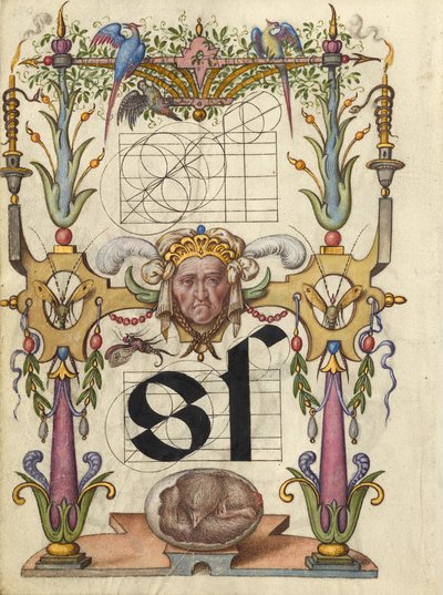 Handleiding voor het construeren van de letter s door Joris Hoefnagel