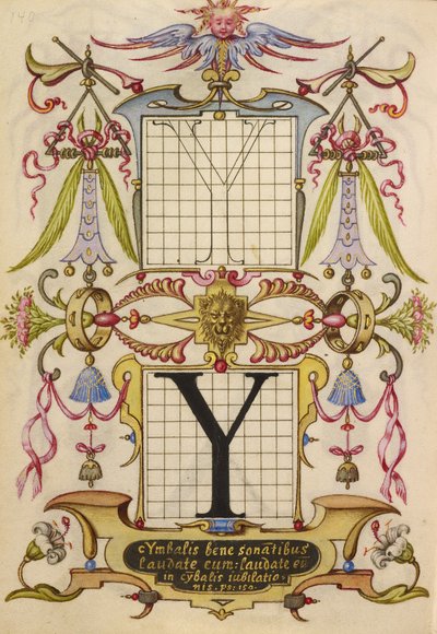 Hongaars - Handleiding voor het construeren van de letter Y - Google Art Project door Joris Hoefnagel