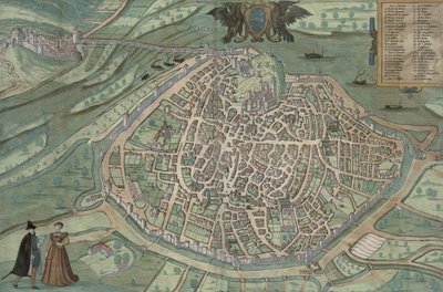 Kaart van Avignon, uit 