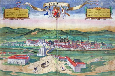Kaart van Cordoba, uit 