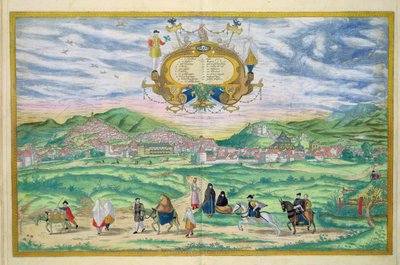 Kaart van Granada, uit 