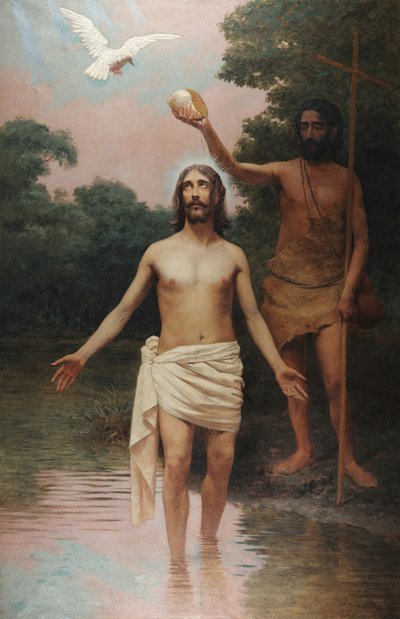 De doop van Christus door José Ferraz de Almeida Júnior