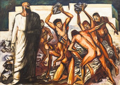 Het Martelaarschap van Sint Stefanus door José Clemente Orozco