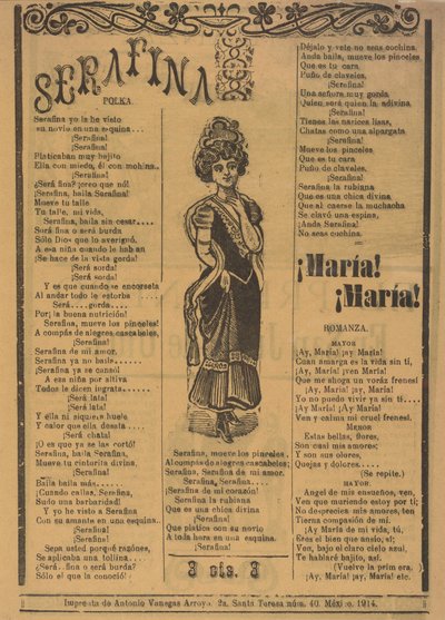 Serafina door José Guadalupe Posada