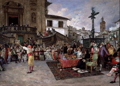 De loterij van de heilige, Sevilla door Jose Jimenez y Aranda
