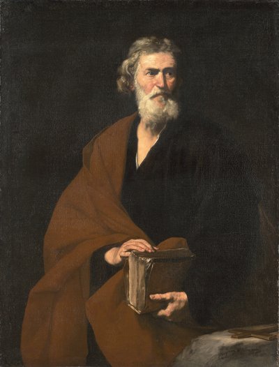 Sint Mattheüs de Evangelist door Jose de Ribera