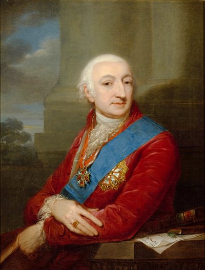 Pools: Portret van Stanisław Małachowski door Josef Grassi