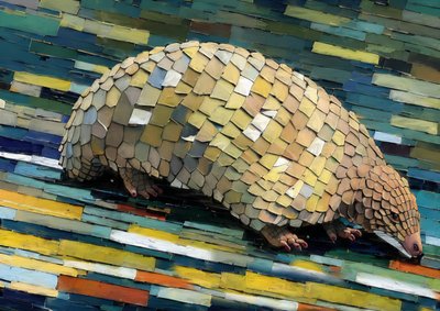 Dieren: pangolin 2 door Josef Johann Michel