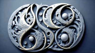 Yin en Yang concept _03 door Josef Johann Michel