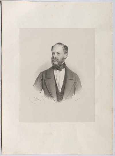 Bach door Josef Kriehuber