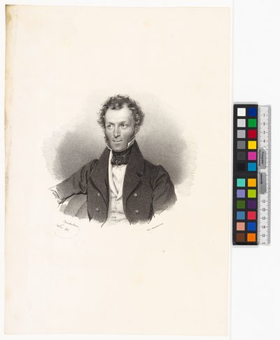 Dr. Josef Berres (?) door Josef Kriehuber