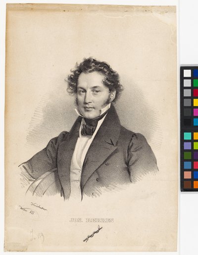 Josef Berres door Josef Kriehuber