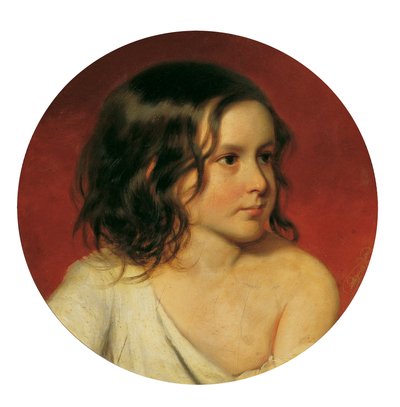Kinderportret door Josef Matthäus Aigner
