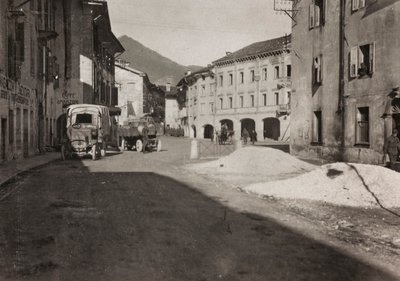 Album "Meine weltkriegs - Erinnerungen South-West Front (Karinthië, Italië, Zuid-Tirol) 31/03/1915-12/11/1918 - Josef Zohles Wenen": plein Tolmezzo door Josef Zohles