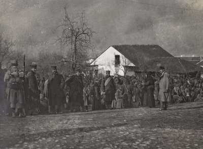 Album "Meine weltkriegs - Erinnerungen South-West Front (Karinthië, Italië, Zuid-Tirol) 31/03/1915-12/11/1918 - Josef Zohles Wenen": gevangenen door Josef Zohles