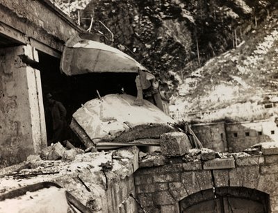 Album "Meine weltkriegs - Erinnerungen South-West Front (Karinthië, Italië, Zuid-Tirol) 31/03/1915-12/11/1918 - Josef Zohles Wenen": puin door Josef Zohles