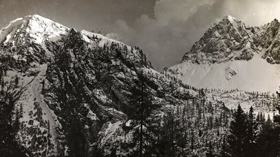 Album "Meine weltkriegs - Erinnerungen South-West Front (Karinthië, Italië, Zuid-Tirol) 31/03/1915-12/11/1918 - Josef Zohles Wenen": oorlogsgebied in de Alpen door Josef Zohles