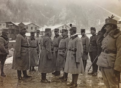 Album "Meine weltkriegs - Erinnerungen Zuidwestfront (Karinthië, Italië, Zuid-Tirol) 31/03/1915-12/11/1918 - Josef Zohles Wien": de aartshertog Frederik door Josef Zohles
