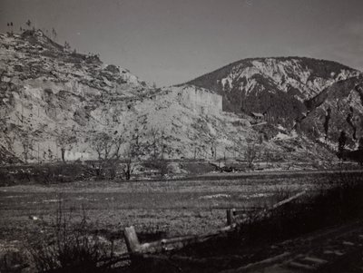 Album "Meine weltkriegs - Erinnerungen Zuidwestfront (Karinthië, Italië, Zuid-Tirol) 31/03/1915-12/11/1918 - Josef Zohles Wien": Fort Hensel door Josef Zohles