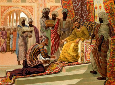 Avicenna wordt ontvangen door de Gouverneur van Ispahan door Josep or Jose Planella Coromina